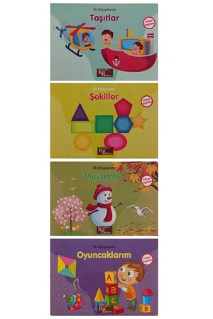 0-3 Yaş İlk Karton Kitaplarım 4 Kitap Set