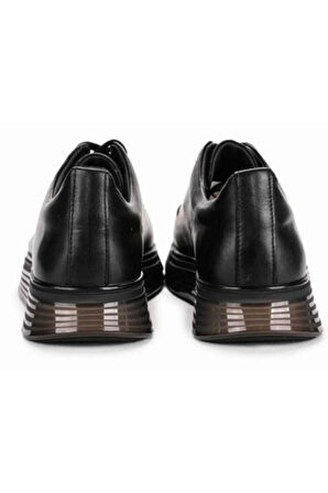 152-15275 Siyah Bağcıklı Günlük Erkek Casual Ayakkabı