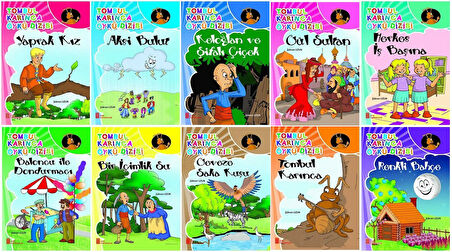 1. Sınıf Okumayı Sevdiren Renkli Resimli Hikayeler 2 - 10 Kitap