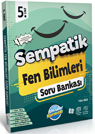 5.Sınıf Sempatik Fen Bilimleri Soru Bankası +36 Haftalık Kazanım Denemeleri (Hediyeli)