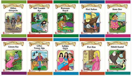 3.Sınıf Okumayı Sevdiren Renkli Resimli Hikayeler 2 - 10 Kitap