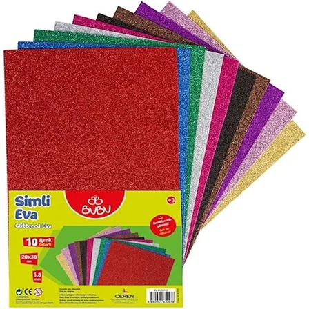 Bu-Bu Simli Eva 20X30Cm 10 Renk Bubu-Ev0037