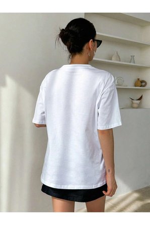 Unisex Clarıty And Candor Baskılı Tasarım Tshirt