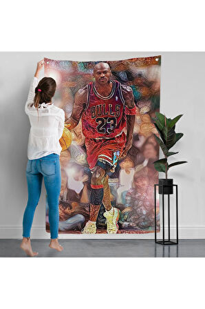 Michael Jordan Duvar Örtüsü-7781
