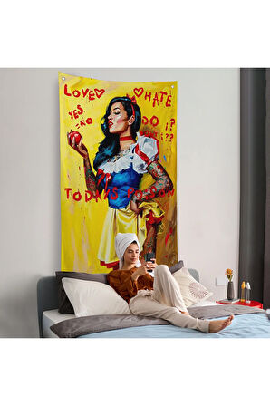 Zehirli Elma Duvar Örtüsü-7783