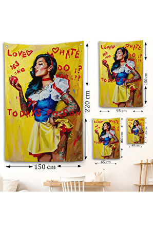 Zehirli Elma Duvar Örtüsü-7783