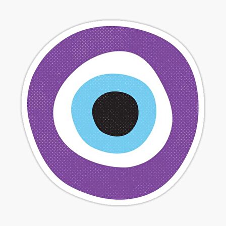 18cm Nazar Boncuğu Sticker Araba Duvar  Yapıştırma Etiket FF2