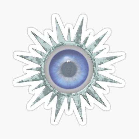 18cm Nazar Boncuğu Sticker Araba Duvar  Yapıştırma Etiket FF8