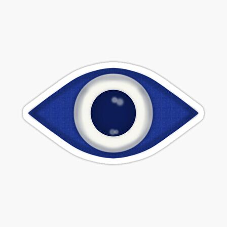 18cm Nazar Boncuğu Sticker Araba Duvar  Yapıştırma Etiket Mf12