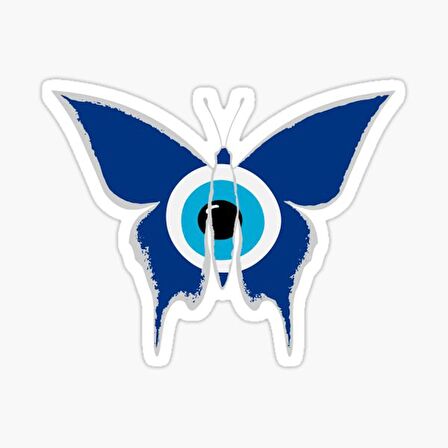 İlginç Nazar Boncuğu Sticker Duvar  Araba Yapıştırma Md5