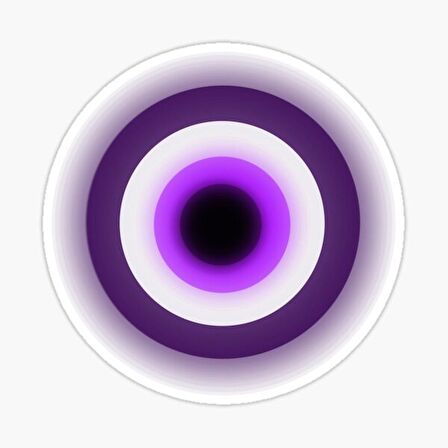 Nazar Boncuğu Sticker Araba 18cm Yapıştırma Etiket MD4