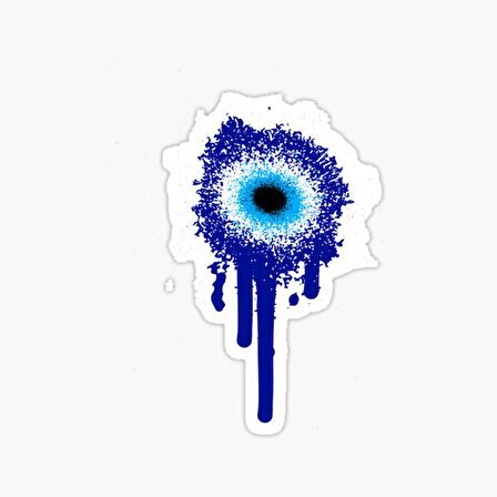 Nazar Etiketi Araba Leptop Duvar ve Cam  17cm md4