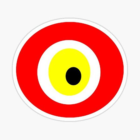 Nazar Etiketi Araba Leptop Duvar ve Cam  17cm md8