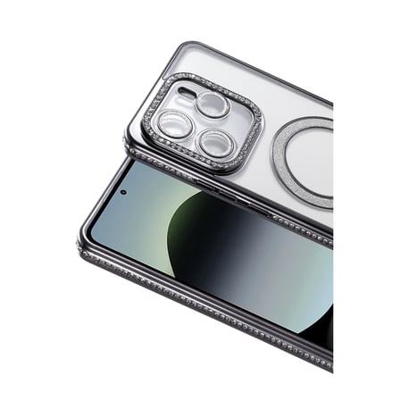 Xiaomi Redmi Note 14 4G Joke Simli Magneticsafe Kılıf - Siyah