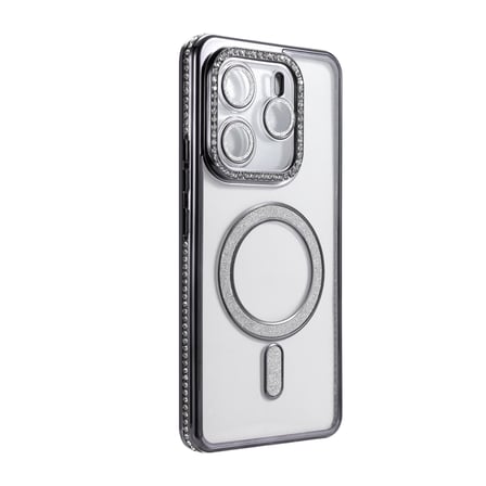 Xiaomi Redmi Note 14 4G Joke Simli Magneticsafe Kılıf - Siyah