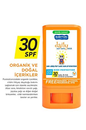 Babyton Doğal Güneş Koruyucu Stick 30 SPF 20 gr