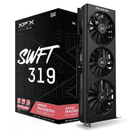 XFX Speedster SWFT 319 RX 6800 XT Core 16GB Gaming Ekran Kartı (RX-68XTAQFD9)