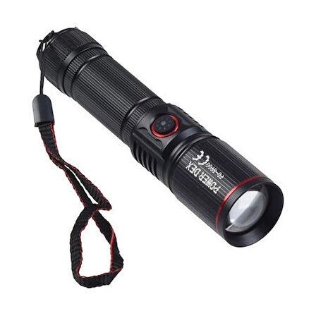 Powerdex Pd-8900 Taktik Şarjlı Avcı Tüfek Feneri 2000 Metre Menzili