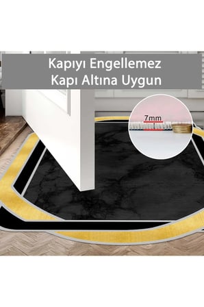 Banyo Paspası, Yumuşak Banyo Halısı, Kaymaz Dot Tabanlı, Yıkanabilir - 60x100