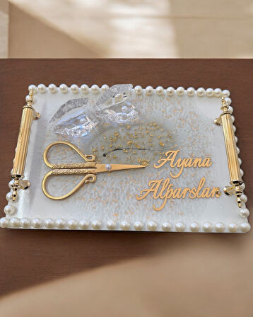 Unison Gold Söz Nişan Tepsisi