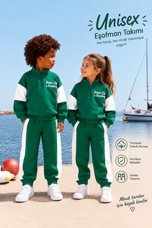 Cimcimkids Lucco Premium Kalite Unisex Eşofman Takımı