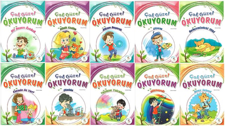1 .Sınıf Oku Anla Yorumla + Problemler + Çok Güzel Okuyorum Hikaye Seti