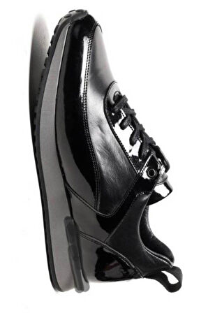 1210145 Siyah Rugan Günlük Casual Erkek Ayakkabı