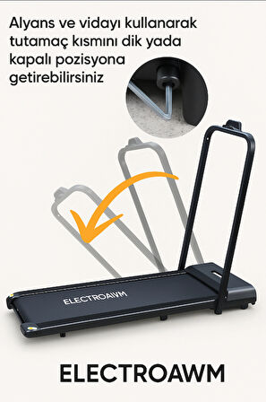 Bluetoothlu , Uygulamadan Ayarlanabilir Uzaktan Kumandalı Yürüme Ve Koşu Bandı