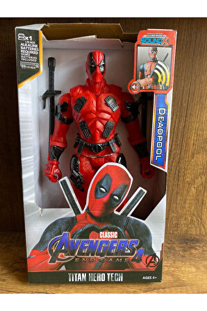 AVENGERS DEADPOOL FİGÜR IŞIKLI SESLİ AKSİYON FİGÜRÜ DEADPOOL FİGÜR