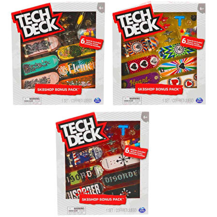 Seçtim Aldım Spin Master Tech Deck Parmak Kaykay 6 Lı Aksesuarlı