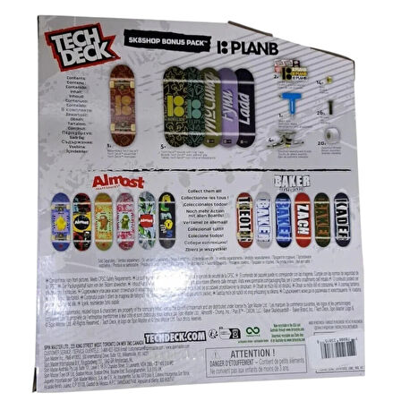Seçtim Aldım Spin Master Tech Deck Parmak Kaykay 6 Lı Aksesuarlı