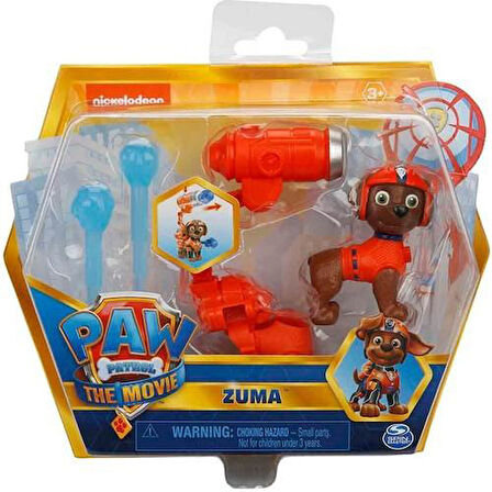 Spin Master Paw Patrol Klipsli Fırlatmalı Sırt Aksesuarlı ZUMA