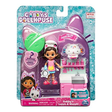 Spinmaster Gabby's Poppenhuis Figürlü Mutfak Seti 6066483