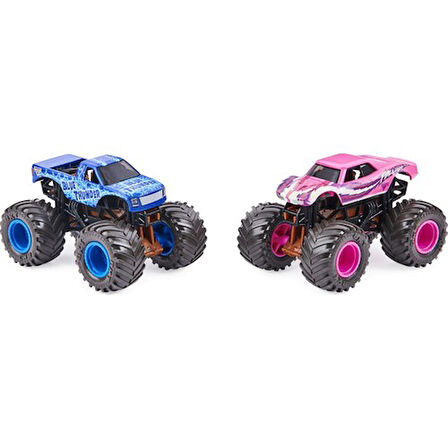 Spin Master 36072  Monster Jam 1:64 Renk Değiştiren Araçlar Blue Thunder Vs Full Charge