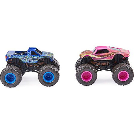 Spin Master 36072  Monster Jam 1:64 Renk Değiştiren Araçlar Blue Thunder Vs Full Charge