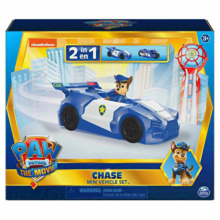 FABBATOYS PAW Patrol Chasein araç seti 2si1arada 1 figür+2 araç