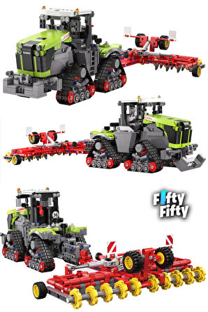 Vagonlife Cada  CLAAS XERION 5000 -C65012W (1336 Parça) Profesyonel Oyuncak Yapım Seti