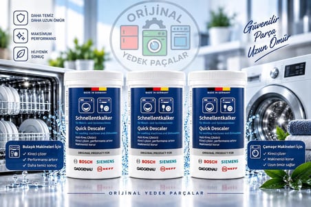 Çamaşır Ve Bulaşık Makinesi Kireç Çözücü 3'lü Set