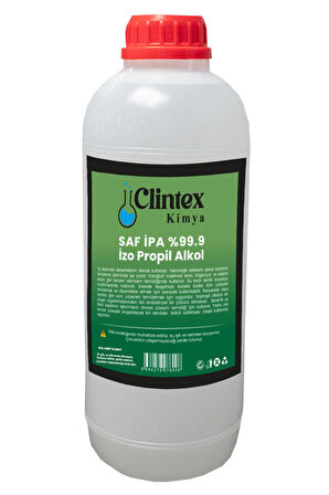 Clintex Kimya Saf Ipa %99.9 Izopropil Alkol 1 Litre