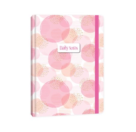 Keskin Color Sert Kapak Ciltli Daily Notes Pembe A5 80 Yaprak Çizgili Not Defteri 410292-99