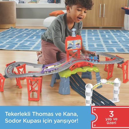 Fisher Price Thomas ve Arkadaşları Sodor Kupası Yarışı Hfw03