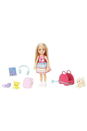 Barbie Oyuncak Seyahatte Chelsea Bebek ve Aksesuarları Hjy17