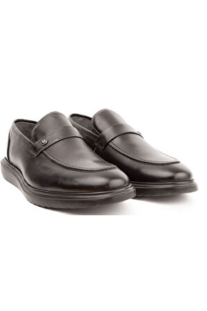 241088 Siyah 45 47 Büyükm Numara Klasik Erkek Ayakkabı