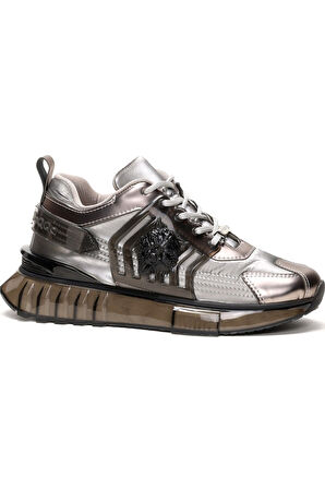 48128 Platin Fashıon Kadın Spor Ayakkabı