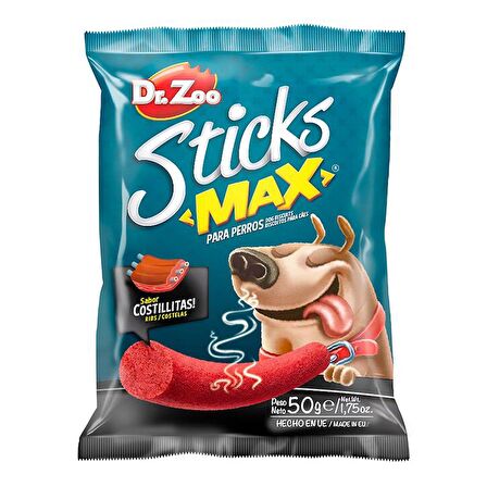 Dr.zoo Sticks Max Kaburga Etli Köpek Ödülü 50gr