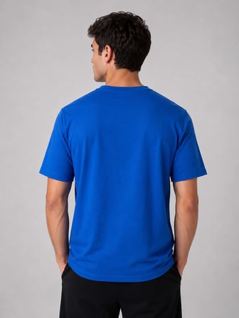 UMBRO Season Erkek Mavi Pamuklu Spor Tişört NF0150