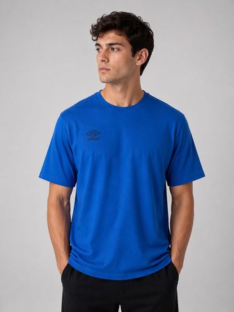 UMBRO Season Erkek Mavi Pamuklu Spor Tişört NF0150