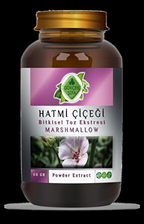 Hatmi Çiçeği Toz Ekstresi 60 Gr. Cam Kavanoz