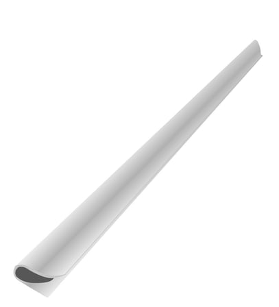 Sarff Profil Sırtlık Plastik Geniş Üçgen 60 Yaprak 15 Mm Şeffaf 15203020 Tekli (1 Adet)