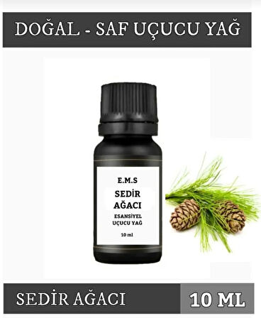 SEDİR AĞACI Uçucu Yağ Buhurdanlık Esansı Oda Kokusu DİFÜZÖR Uçucu Esansiyel Yağ Buhur Yağı 10 ML.